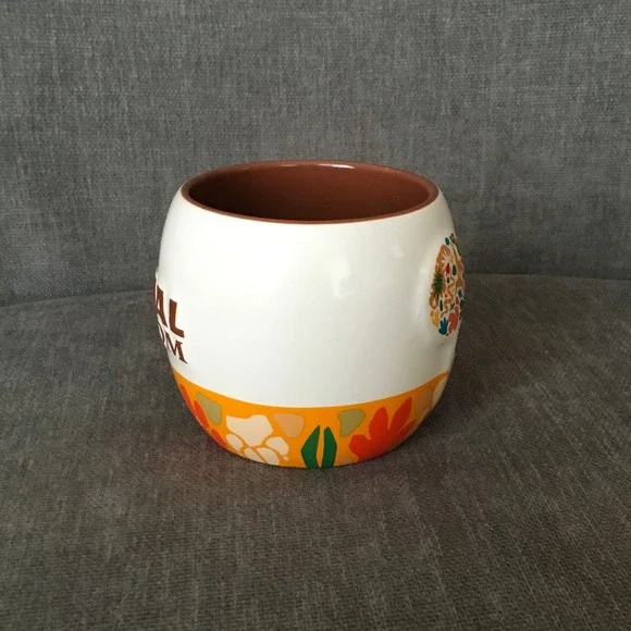 Disney Animal Kingdom‎ Ceramic 17 oz Coffee Mug Rounded Raised Mickey Silhouette - Picture 4 of 6